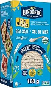 Lundberg Brown Rice Cakes Sea Salt 